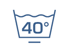 La temperatura máxima de lavado es de 40ºC usando el programa de ropa delicada